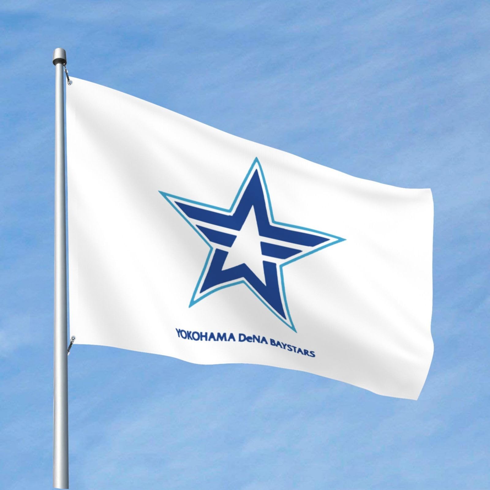 横浜ベイスターズ 2001年 フラッグ 旗 『ブルー・ホワイト』どちらか一点 横浜ベイスターズ 2001年 フラッグ 旗 『ブルー・ホワイト