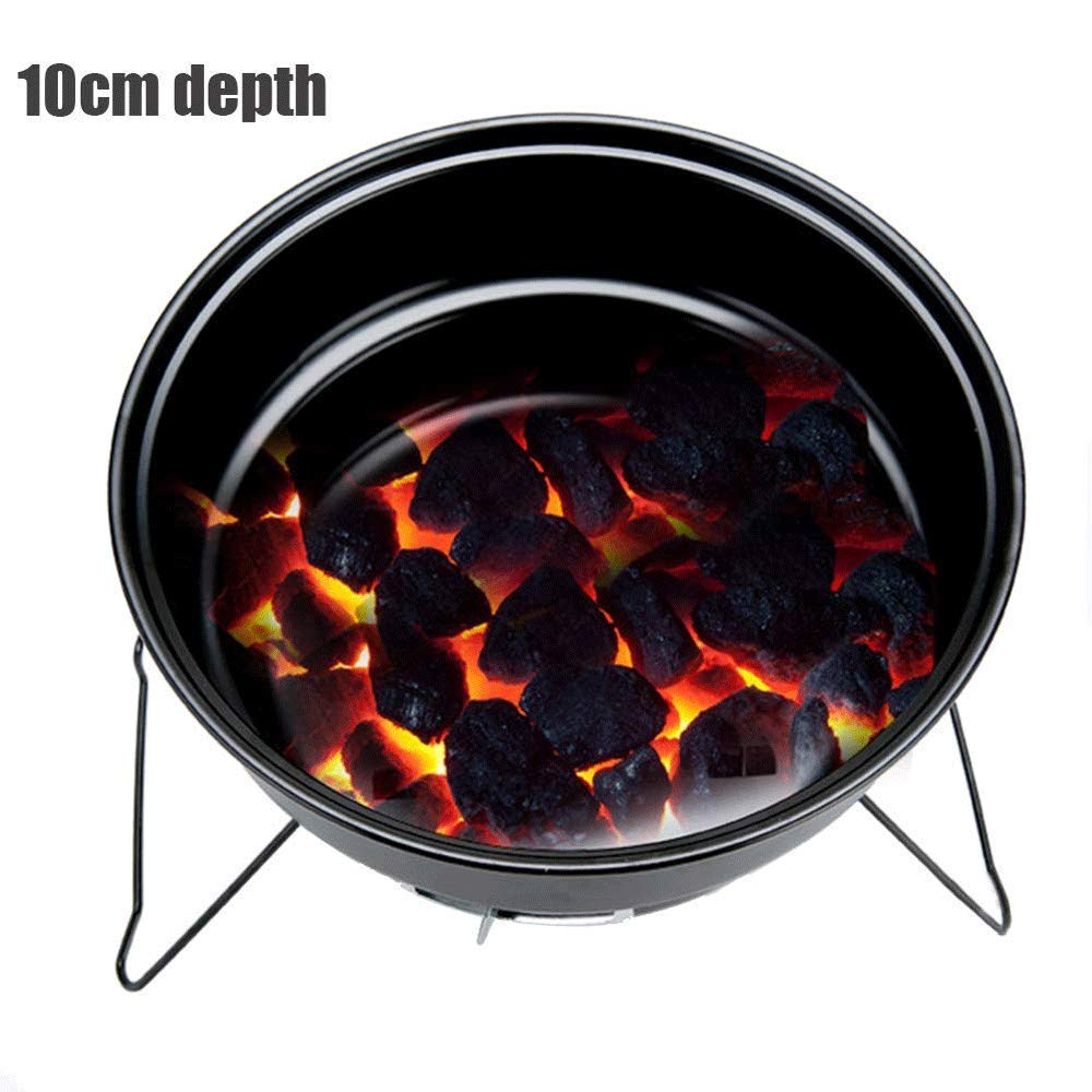 Grill Premium Przenośny grill węglowy na piknik świeżym powietrzu, dla 1-3 osób Impreza kempingu 2625 cm,Grill ogrodowy