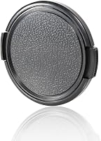 CamDesign 55mm Sides Pinch Snap-On Lens Cap for Canon Nikon Sony Fujifilm Pentax DSLR Lenses - Dust Bump Protection