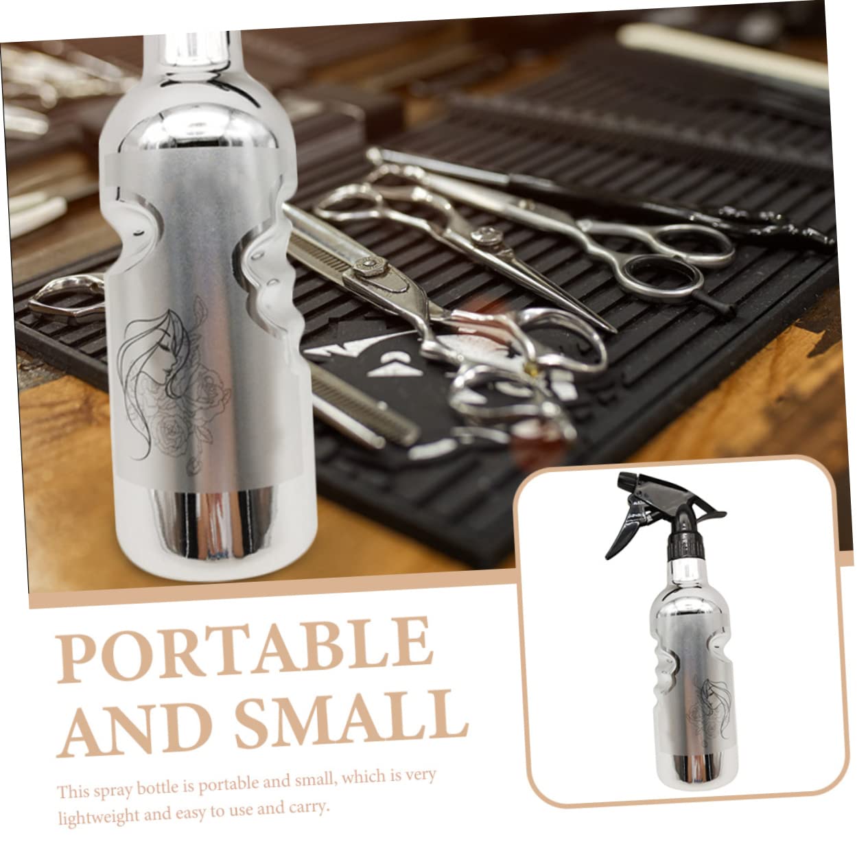FOMIYES 5piezas Botella Pulverizadora De Presión Para Peluquería Pulverizador Reutilizable Diseño Ergonómico y Mango Cómodo Para Estilistas y Necesidades De Cabello