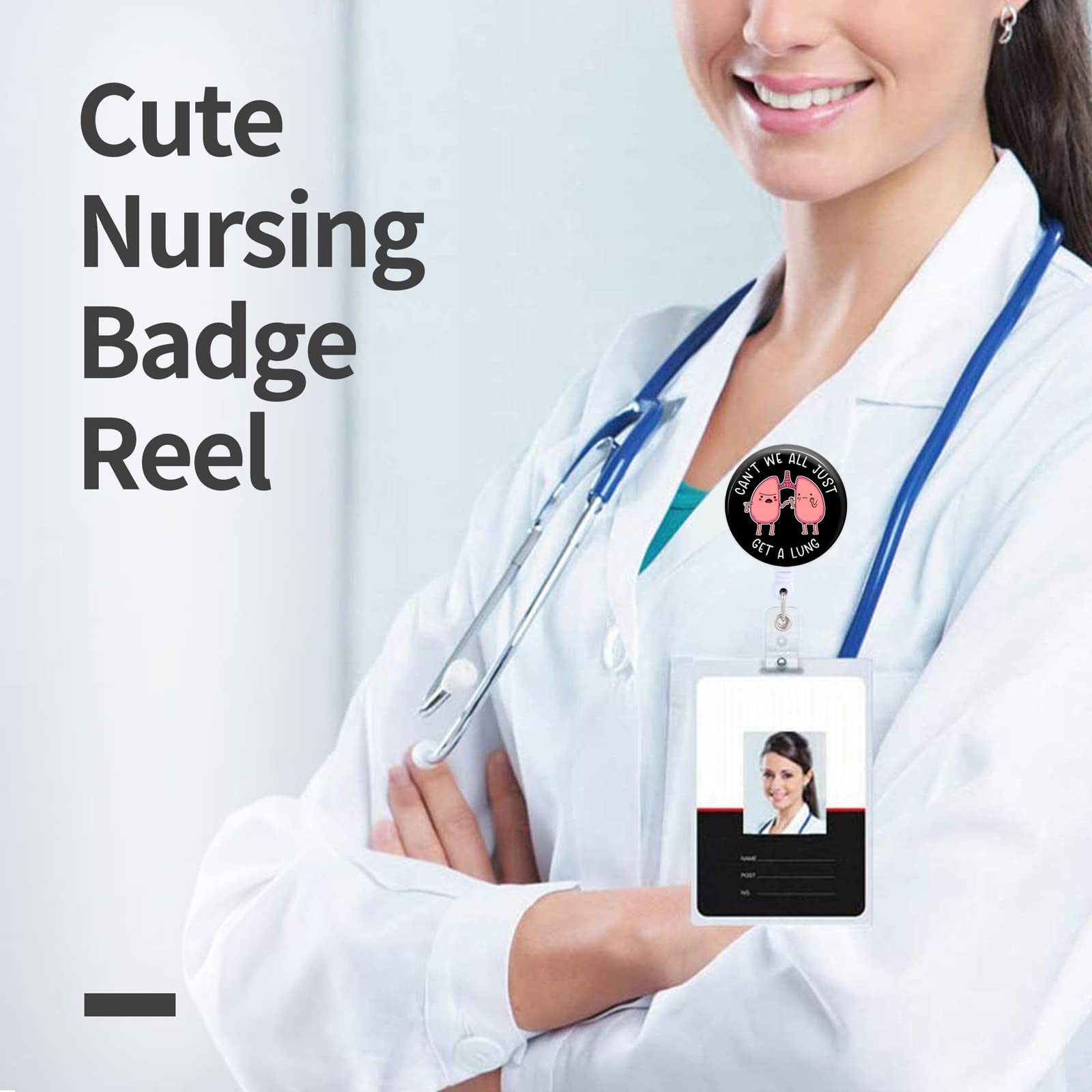 Buy Respiratory Therapist Badge Reels Holder Retractable With ID Clip