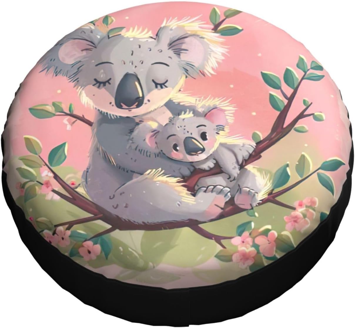 Koala Bear Print Tire Cover Universal Spare Wheel for Trailer Rv SUV Truck Camper Travel Accessories