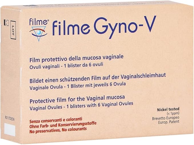 Filme Gyno V Óvulos Vaginales 6 Unidades 200 ml