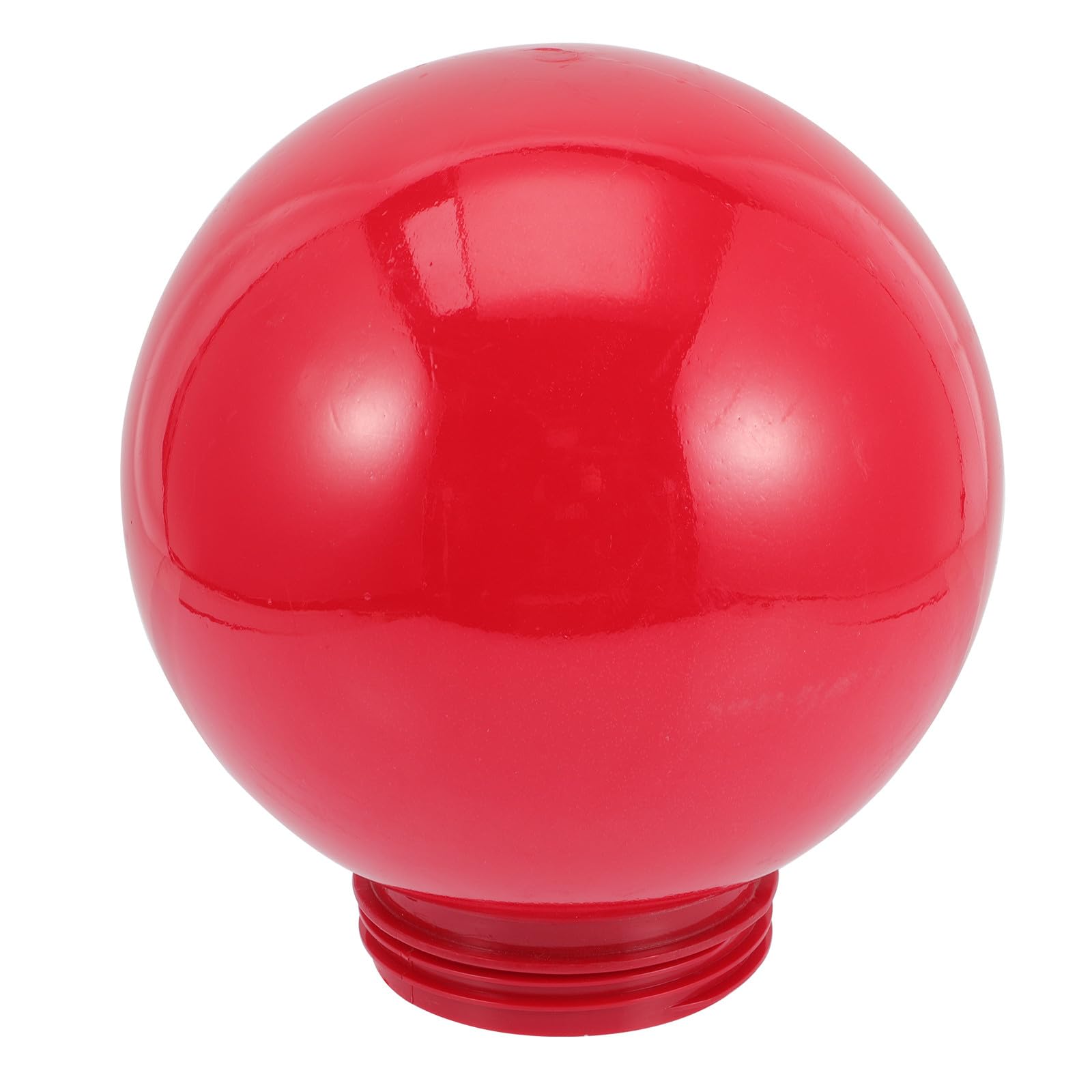 Healeved Red Acrylic Globe Lamp Shade Light Globe Replacement Cover for Indoor and Outdoor Use, Protect Light Bulb, Not Easy to Deform, Suitable for Garden and Street Lamps