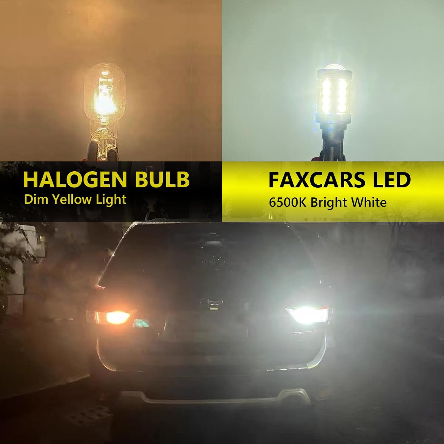 W16W LED Reverse Light for Ram Promaster City Back Up Light Bulbs 2015-2022, 921 Reverse Bulbs 6500K Bright White Pack of 2