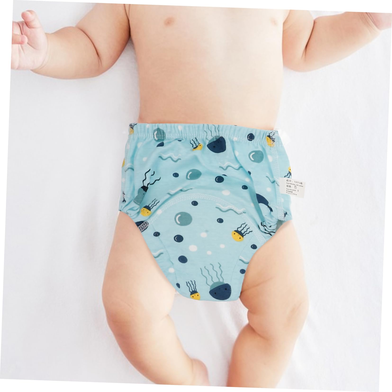 Milisten 6stücke Töpfchentrainingshose Für Junge Mädchen Wiederverwendbare Baumwollwindelhose Waschbare Trainingshose Für Junge Mädchen Atmungsaktive Babyhose Auslaufsicherer Schutz