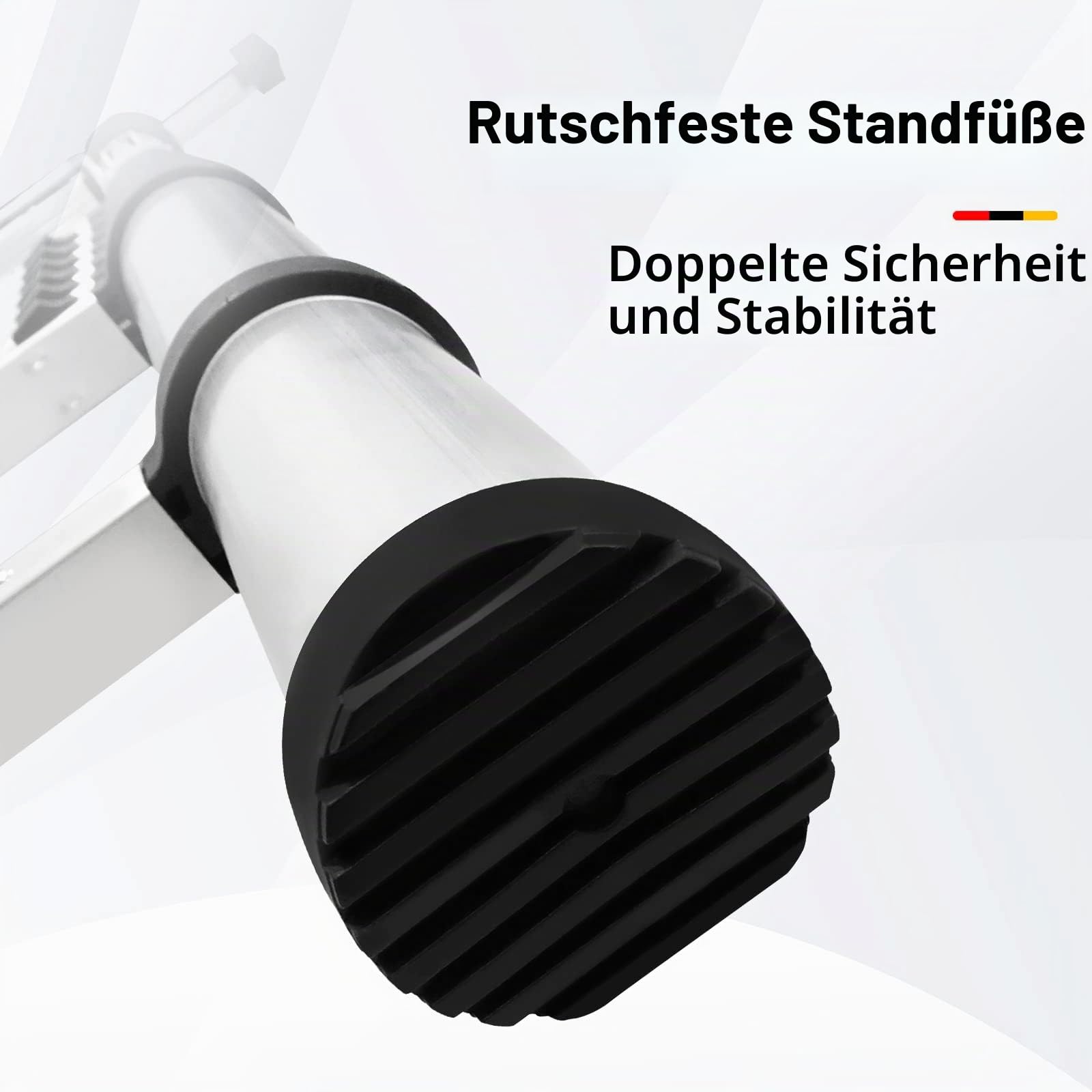 6,2 m mehrstufige Aluminiumleiter Teleskopleiter, ausziehbare Dachbodenleiter, tragbare Teleskopleiter, faltbare Stufenleiter mit EN131-Standard für Wohnmobil-Loft