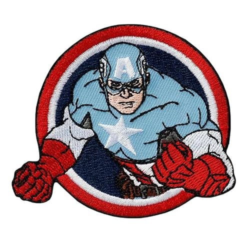 Mono Quick 1809x Avengers Écusson thermocollant Marvel Hulk Iron man Thor Captain America (18092 - Cap America)