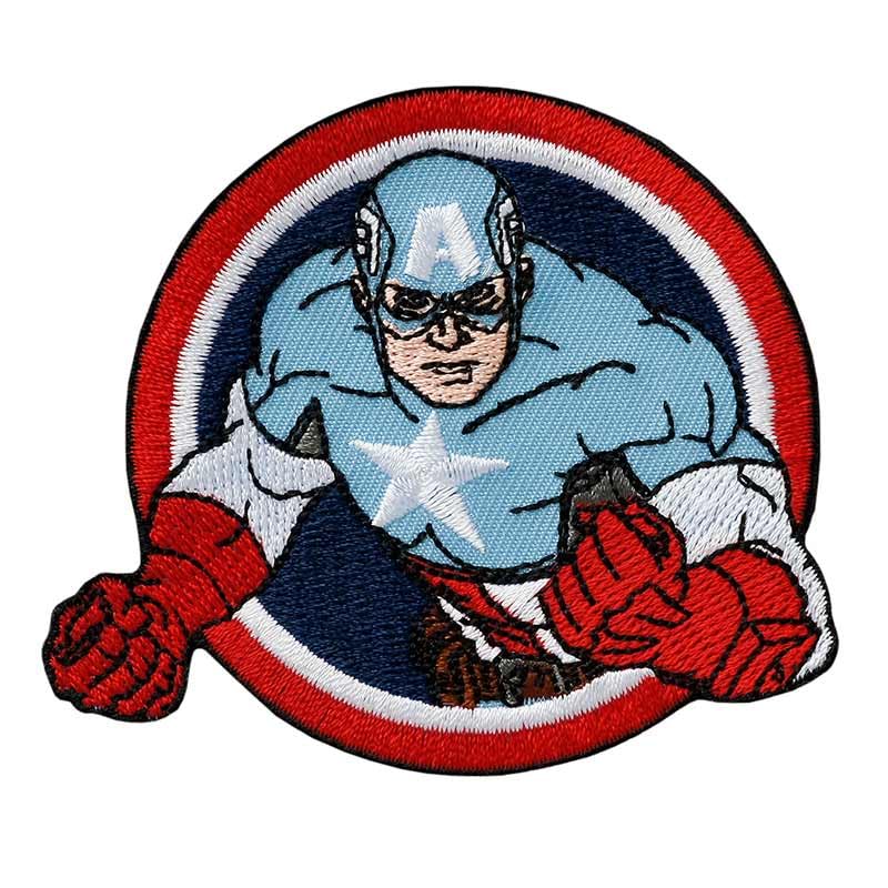 Mono Quick 1809x Avengers Écusson thermocollant Marvel Hulk Iron man Thor Captain America (18092 - Cap America)
