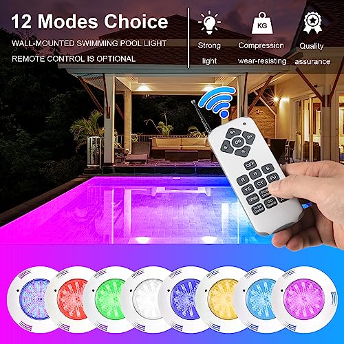 Miniatura 4 de Ledmo Foco Led Piscina Par56 Rgb Piscinas Lámpara 38w Con Control Remoto 12v Ac Dc Luces Led Piscina Ip68 Impermeable Luces Piscina Ángulo De Iluminación 140