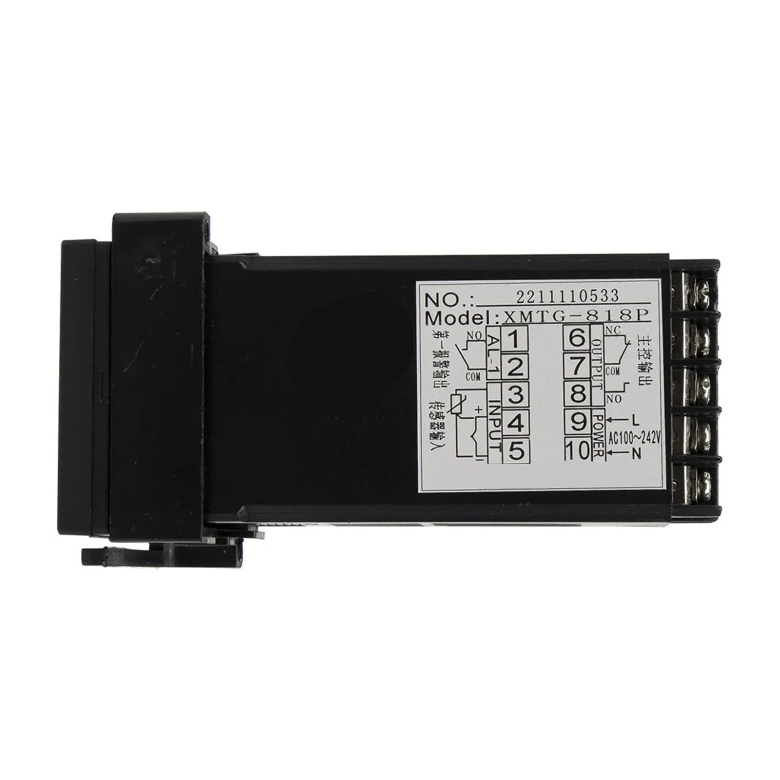 Controlador de Temperatura Digital Relé Controlador de Temperatura PID Digital de rampa y remojo XMTG-8 con Salida SCR de 0-22 mA SS-R(SCR Output 1 Alarm)