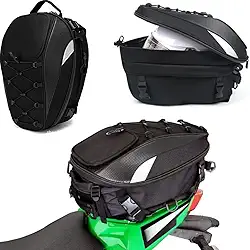 Mochila Moto Baslu – Porta Capacete Impermeável com Design Esportivo