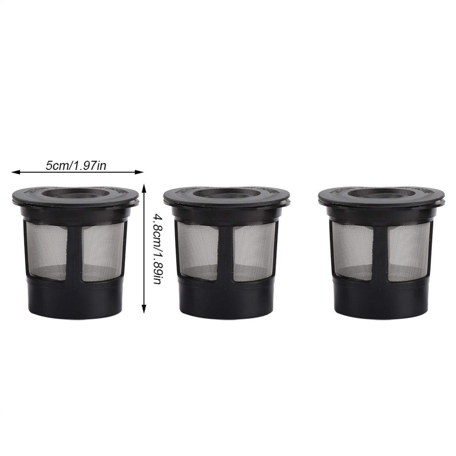 6PCS Filtres à Café Non Jetables, Réutilisables Capsules Rechargeables A Cafe Compatibles Avec Machines Nescafe Dolce Gusto Avec 2 Cuillere A Cafe Et 2 Brosse A Nettoyer Marron 92114181