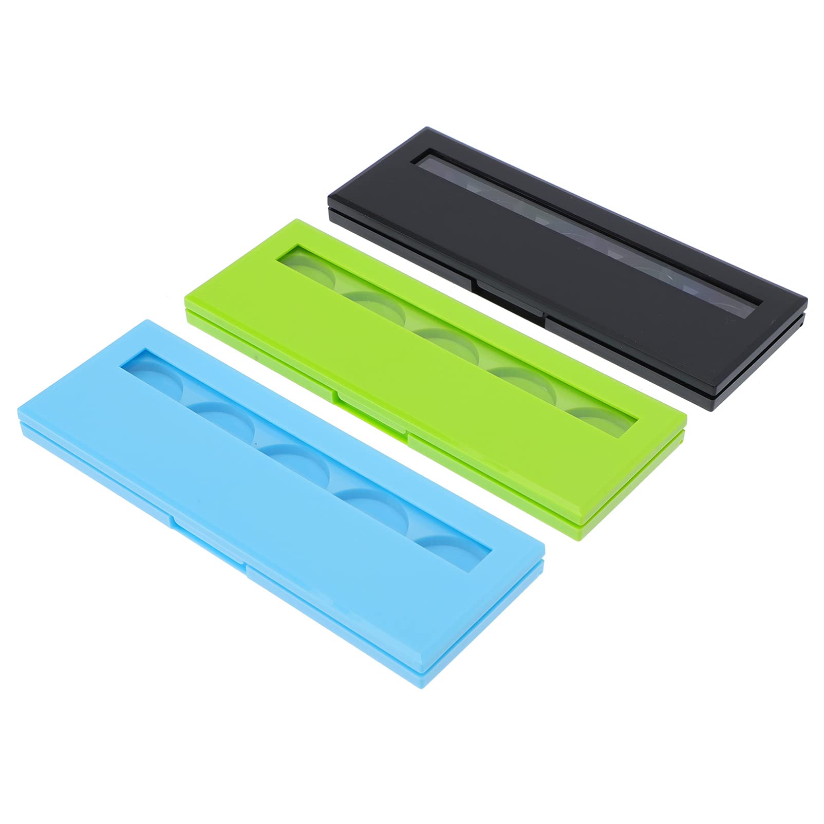 Empty Eyeshadow Palette Eye Shadow Palette Cosmetic Pan Make Up Container Pallets for DIY Cosmetics Supplies 3Pcs