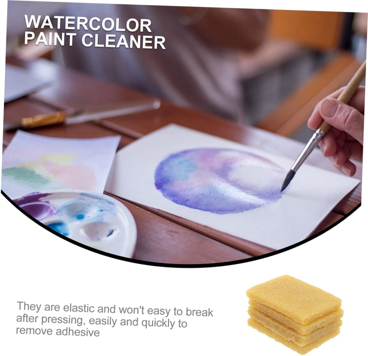8pcs Art Masking Fluid Eraser for Watercolor Cleanup Skateboard Adhesive Remover for Artists and Easy to Use Versatile Cleaning Tool