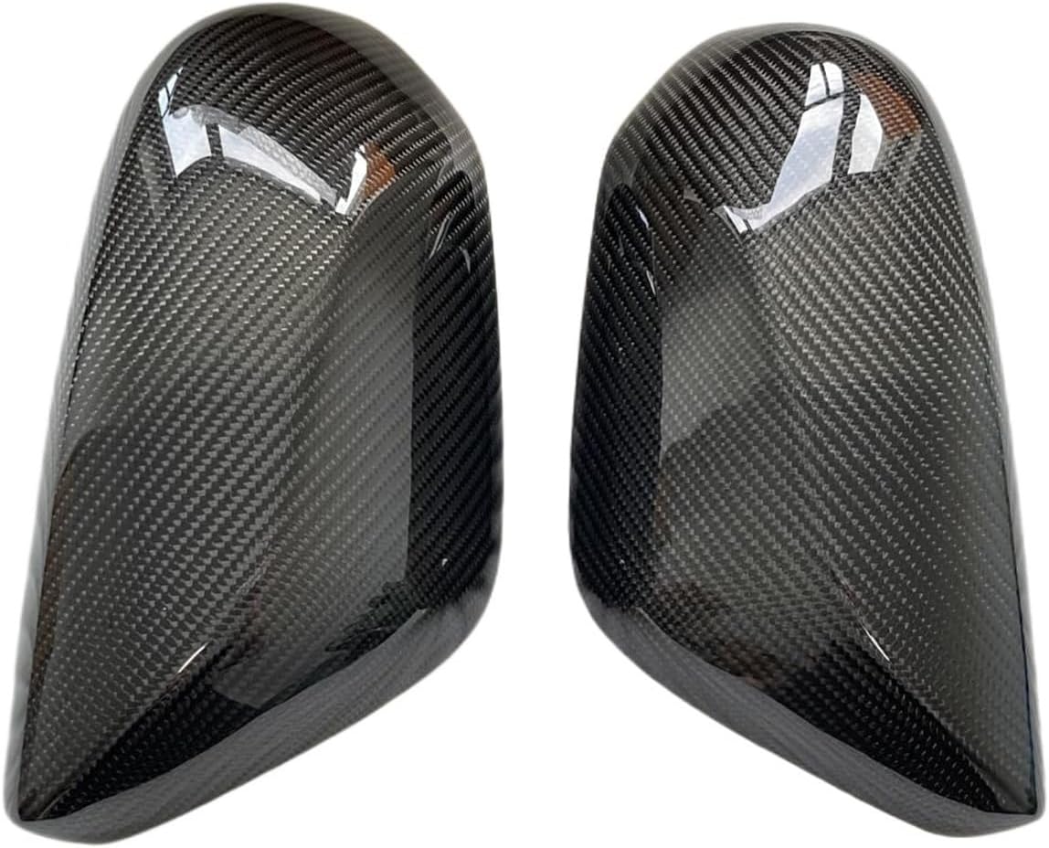 ABS Rearview Car Side Mirror Cover Compatible with Toyota Camry Avalon IZOA CH-R 2019 2020 2021 Replacement Style OEM Look (Color : Hexagon Carbon)