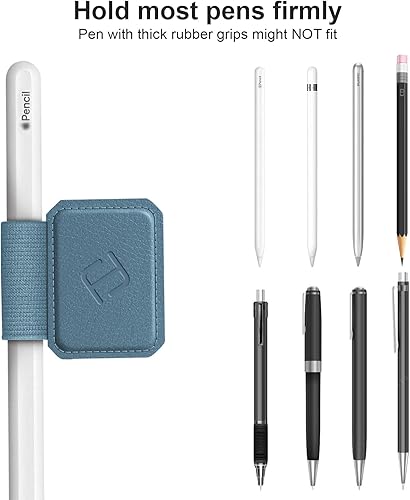 Miniatura 6 de Fintie Paquete de 4 soportes para lápiz Apple Pencil Pro, Apple Pencil (USB-C 1 2 generación) y lápices capacitivos, funda elástica de piel