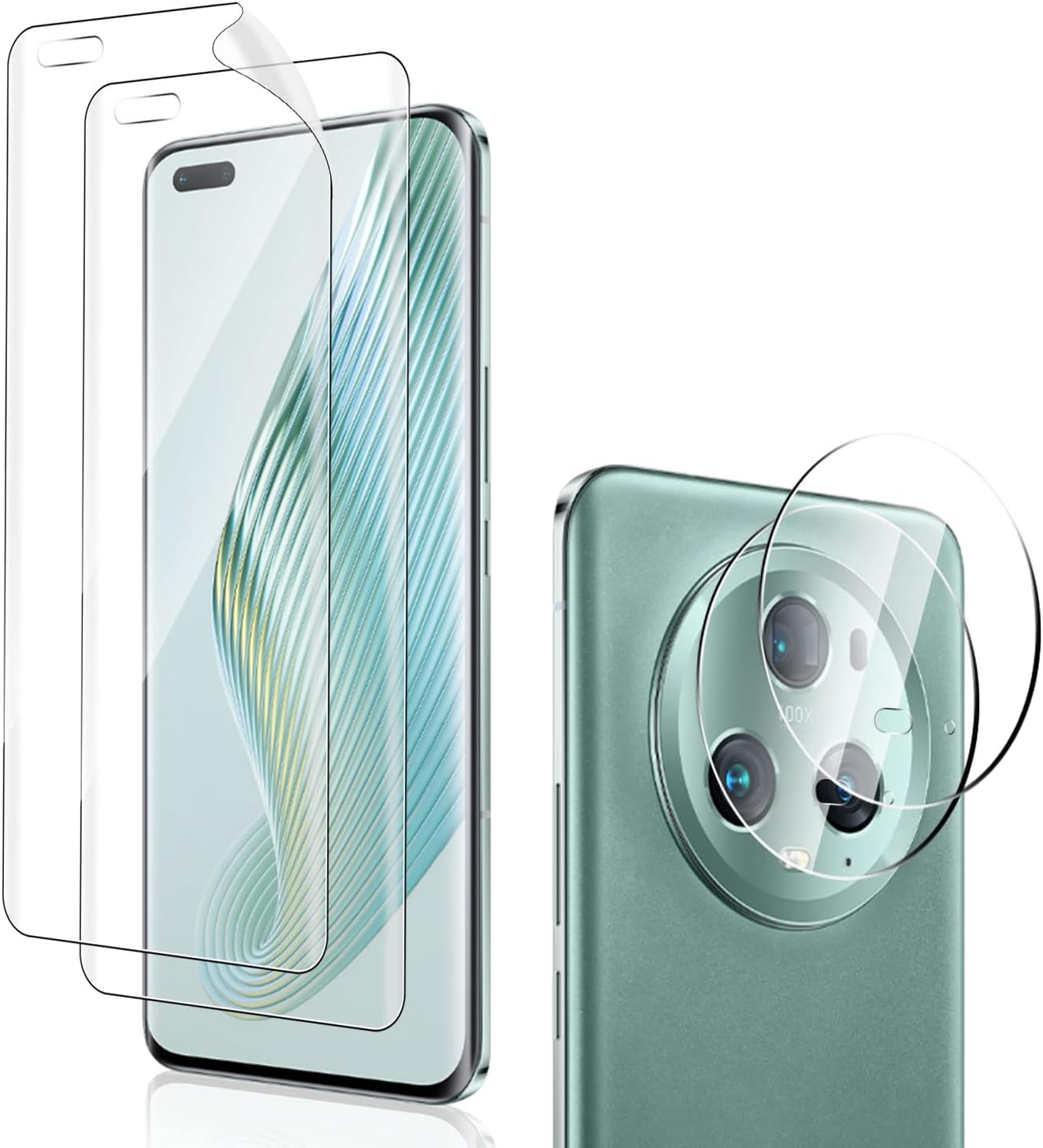 Holilo pour Honor Magic 5 Pro Protecteur d'écran Souple TPU + CaméRa