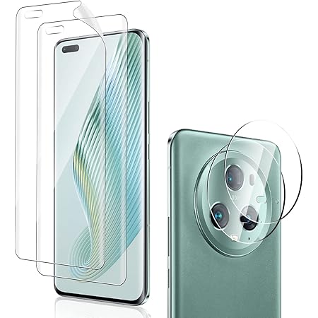 Honor Magic 5 Lite Pellicola Kit Vetro Temperato Per Honor Magic 4 Lite 5G - 3 Pellicole Schermo 2 Pellicole Fotocamera Vetro Temperato 9h Antiurto - Foto 11