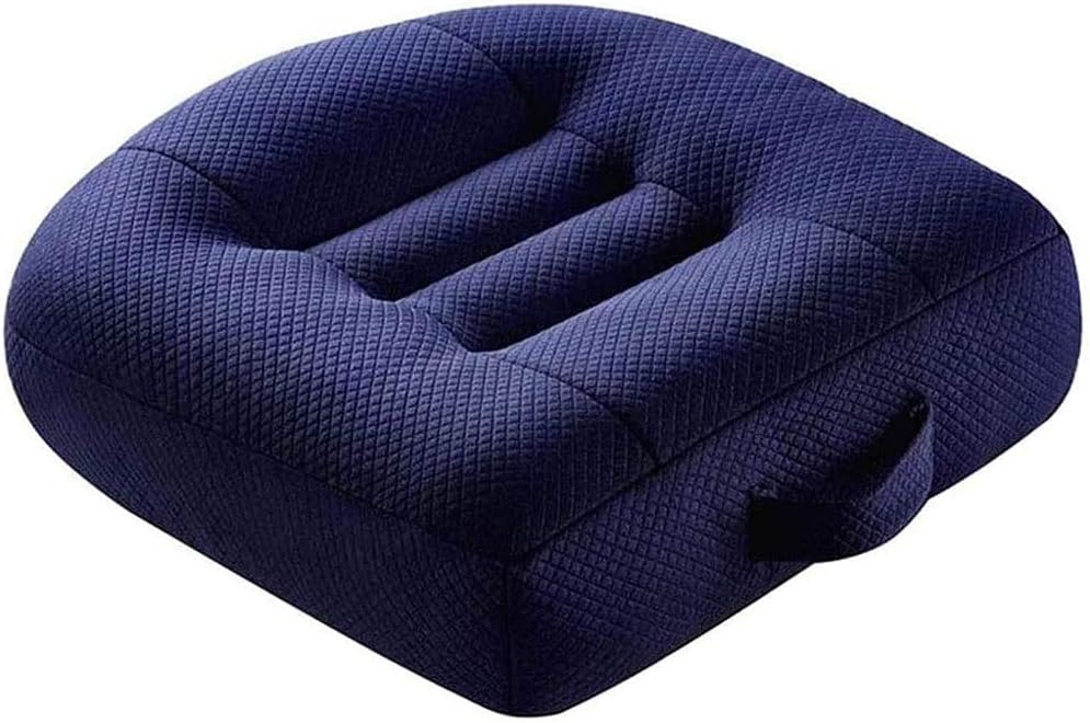Car Seat Cushion Portable Breathable Driver Booster Seat Pad Heightening Height Boost Mat Navy Car Seat Christmas