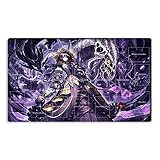 New Mlikemat Playmat Underworld Goddess of The Closed World TCG CCG OCG Trading Card Game Mat with Zones + Free Bag (ZD014-711-A)