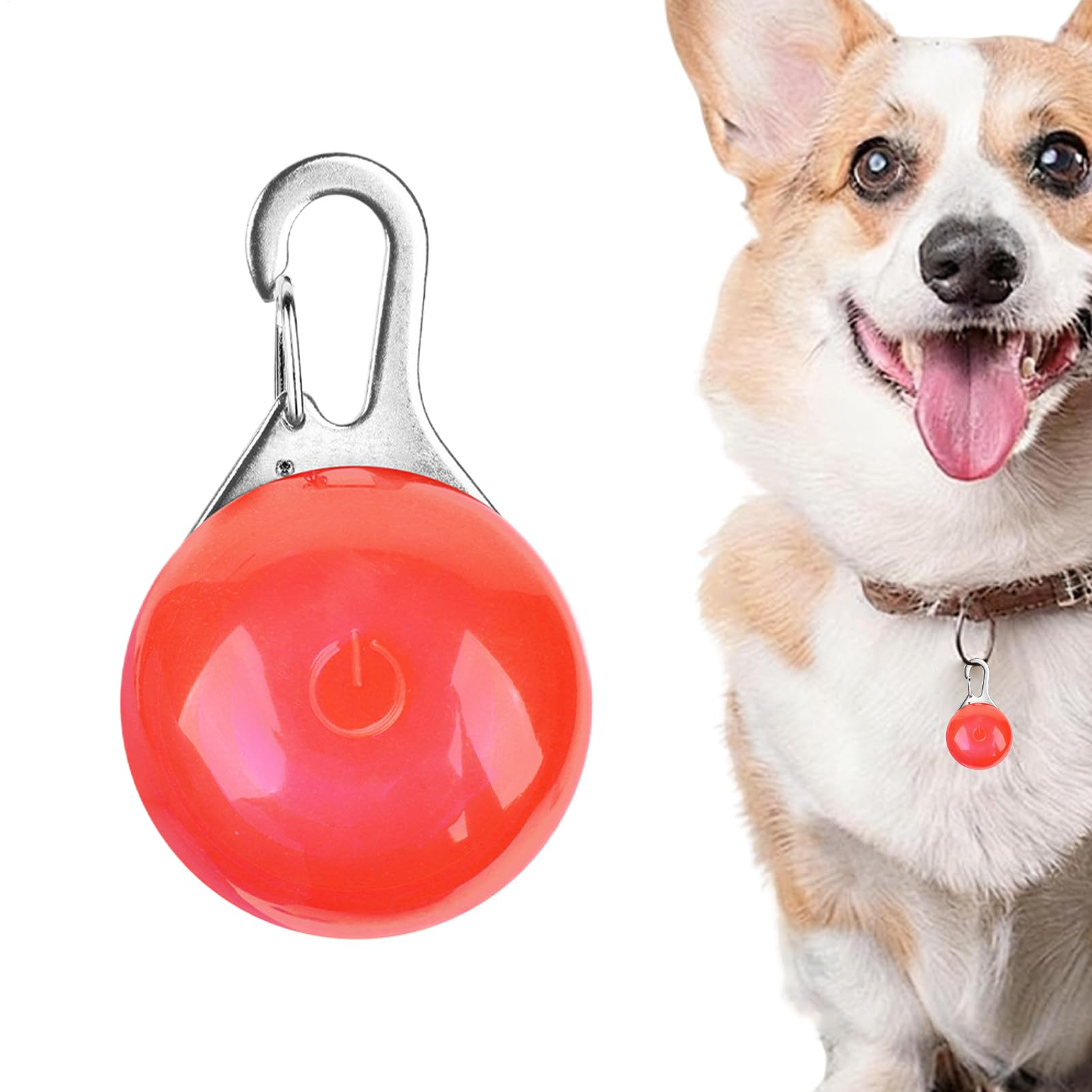 Dog Lights - Waterproof Clip On Pet Collar Light, Safety Nighttime Accessories, LED Visibility, High Performance Dog Gear for Small, Medium, Large Puppies, Camping, Hiking, Running Outdoors