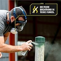 Vista 3 de Parcil Distribution Full Face Respirator Mask with Filters – Durable Full Face Respirator Mask, Bayonet Filter Compatible