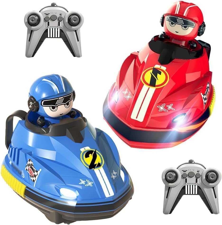 RC Bumper Car | Viral Toy Remote Control, Ejecting Car with Music and LED Lights, Birthday Gifts, Assorted Battle for Kids, Set of 2, 360° Rotation, Parent-Child Competition-image-28