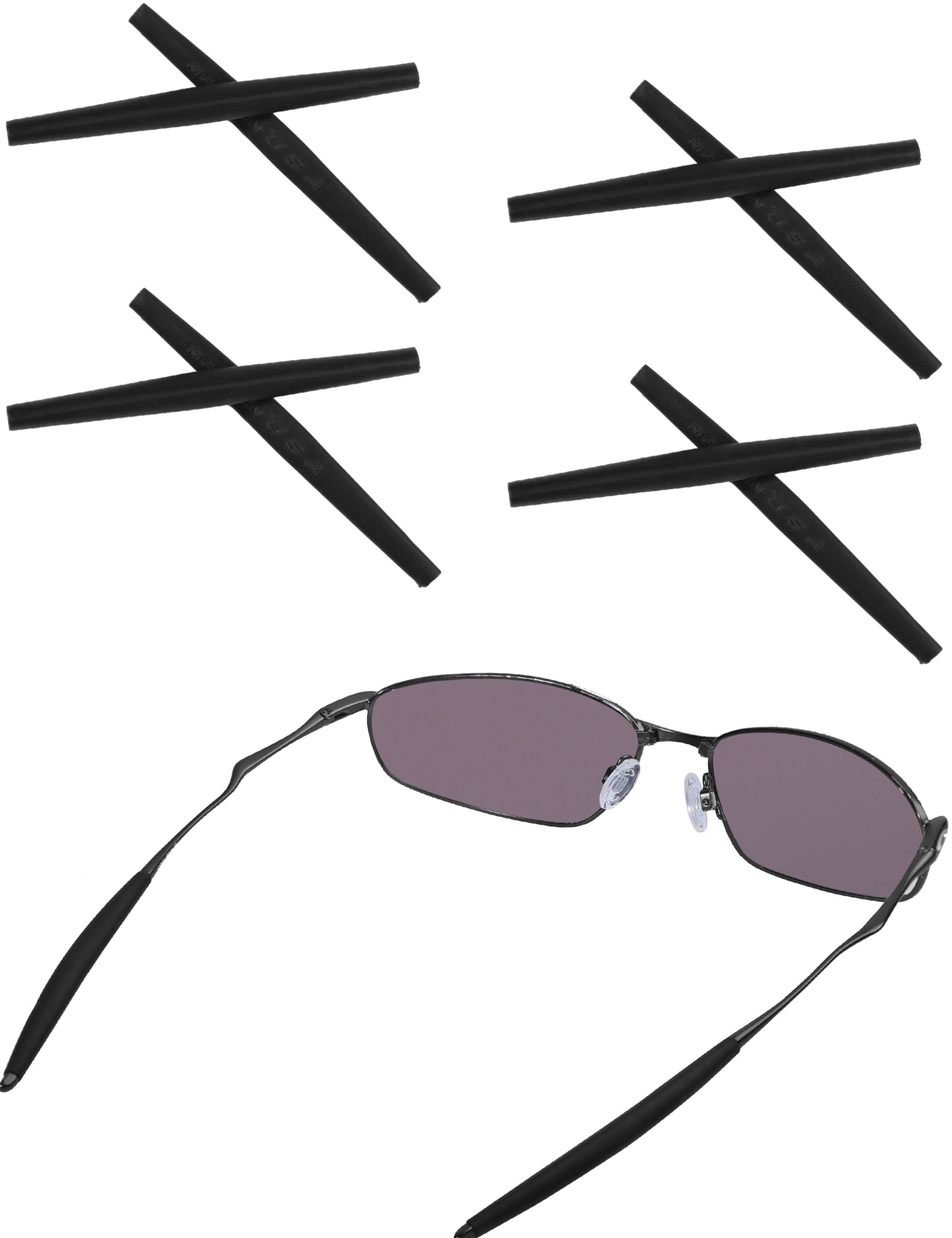 Bowyer Replacement Ear Socks Compatible with Oakley Square Wire 2.0/Whisker Sunglass