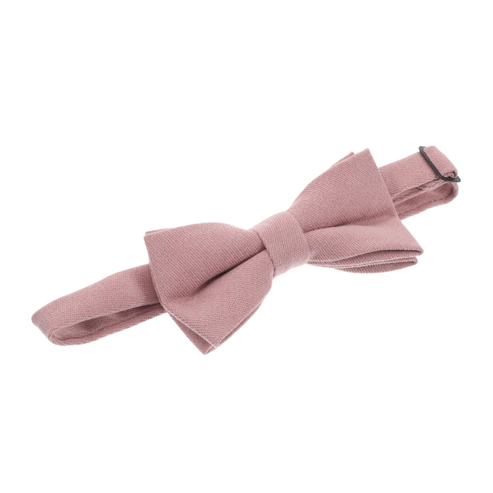 BESTYASH Adjustable Pre Tied Bow Tie for Boys Pink Cotton British Style Bowtie for for Parties and Costumes Stylish Bow Tie