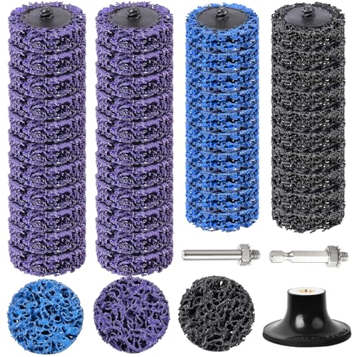 Disques abrasifs diamantés de 5.1 cm avec support de 6.35 mm pour meuleuse, lot de 53 pièces
