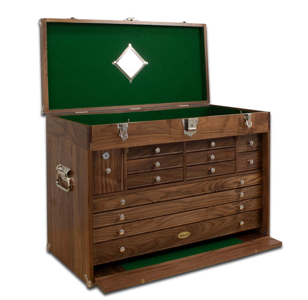 Gerstner W-2613 Natural Walnut 13-Drawer Pro-Series Chest