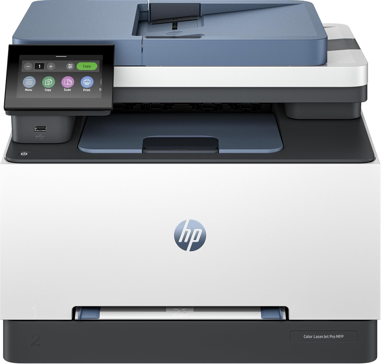 HP Color LaserJet Pro 3302sdw, 499Q6F, Imprimante Multifonction A4, Impression Recto Verso Automatique, 25ppm N/B et Couleur, USB, Ethernet, Wi-FI, Copie, Numérisation, ADF 50 Feuilles, Smart, Bleu
