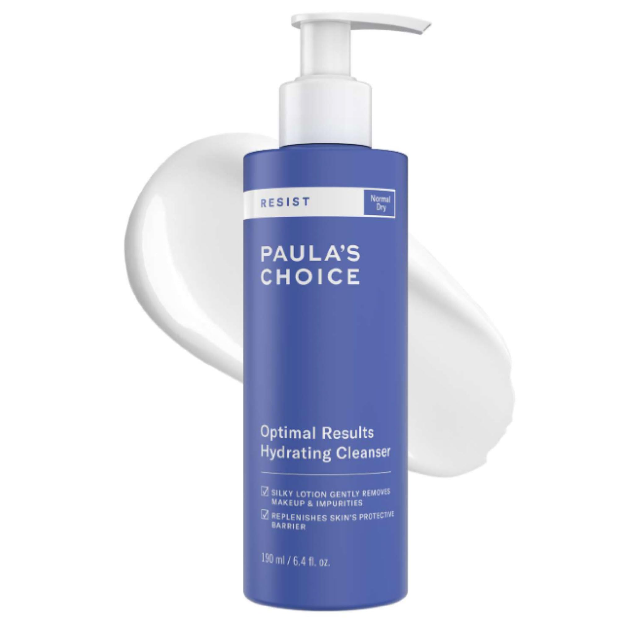 Paula's Choice RESIST Optimal Results Hydrating Cleanser, Green Tea & Chamomile, Anti-Aging Face Wash, Dry Skin,190 ml-image-41