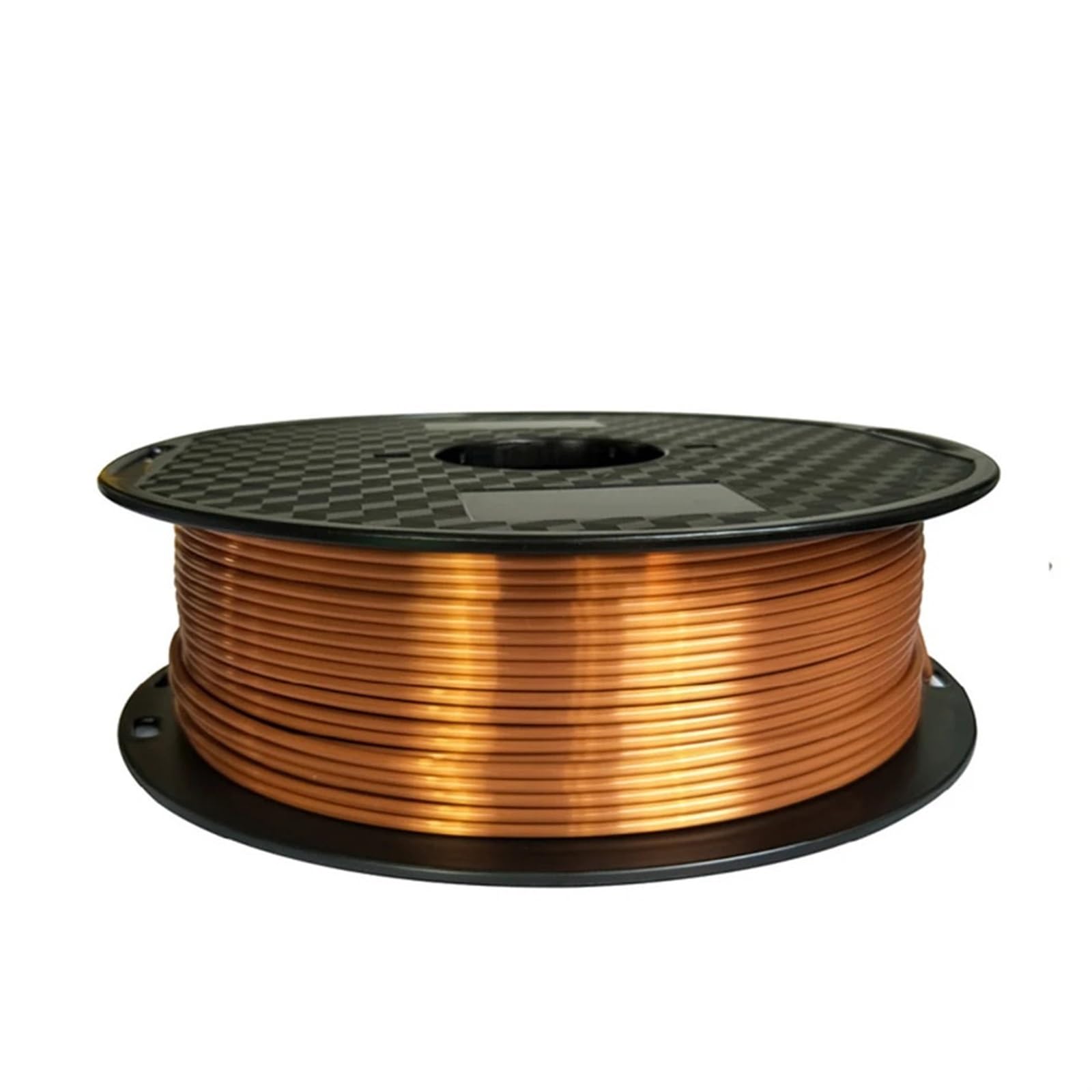 HWWEI 1 Kg 1.75mm Silk PLA Filament 3D Printer Shiny Materal Black Wihte Red Blue Sublimation Solid Silk-like 3D Printer Filament (Material : 500g -Copper)