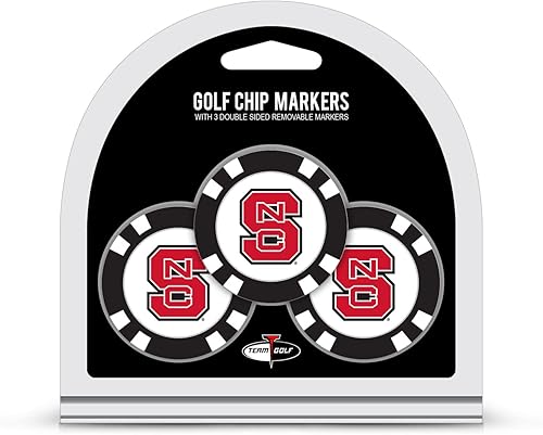 Miniatura 26 de Team Golf Tamaño de fichas de póquer NCAA con marcadores de esmalte de doble cara más pequeños