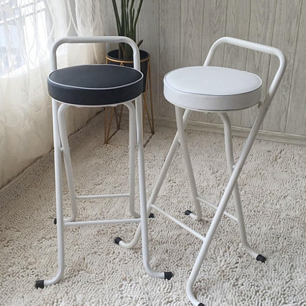 Pub Counter Height Folding Stools Tall Folding Swivel Stool
