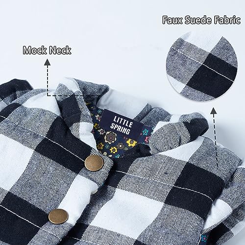 LittleSpring Girls Winter Puffer Vest Lightweight Quilted Vest Outerwear Warm3