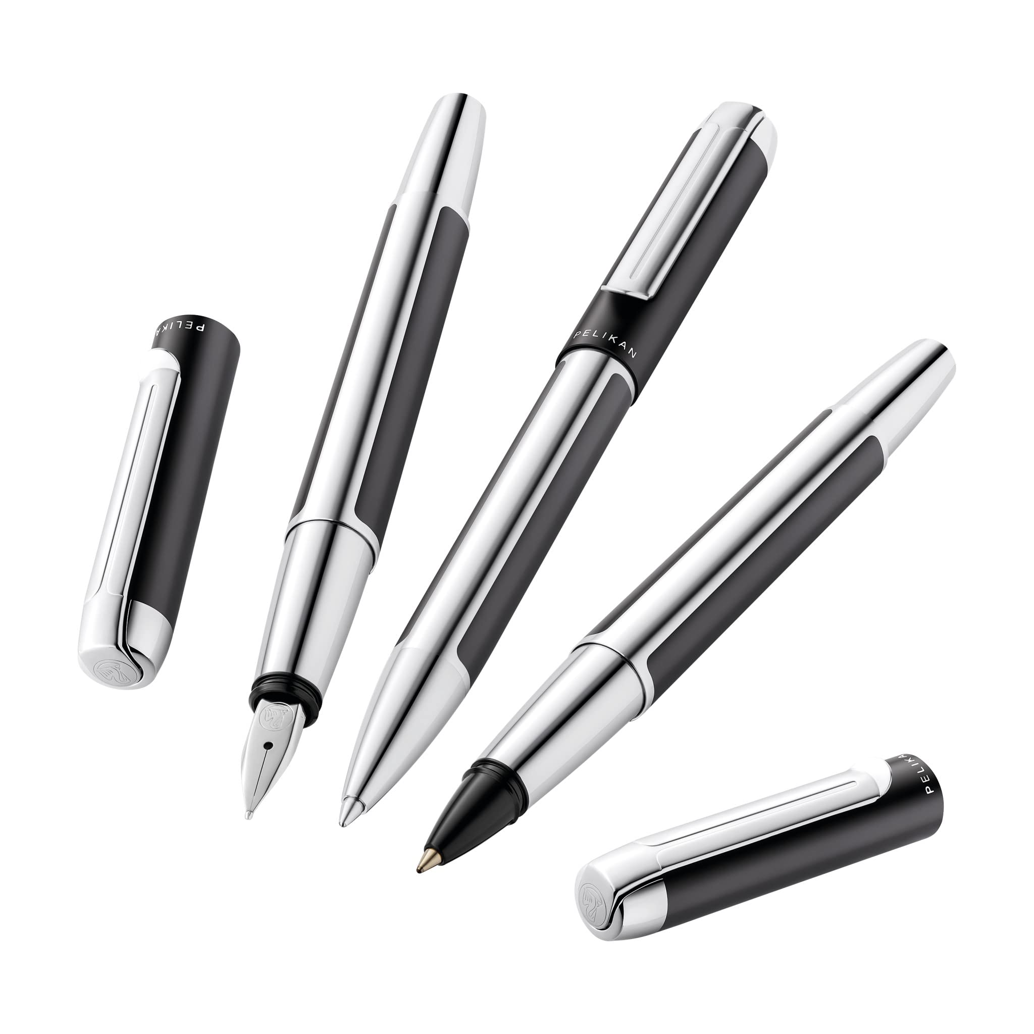 Pelikan Kugelschreiber Pura K40, Anthrazit, hochwertiger Drehkugelschreiber im Geschenk-Etui, 822633
