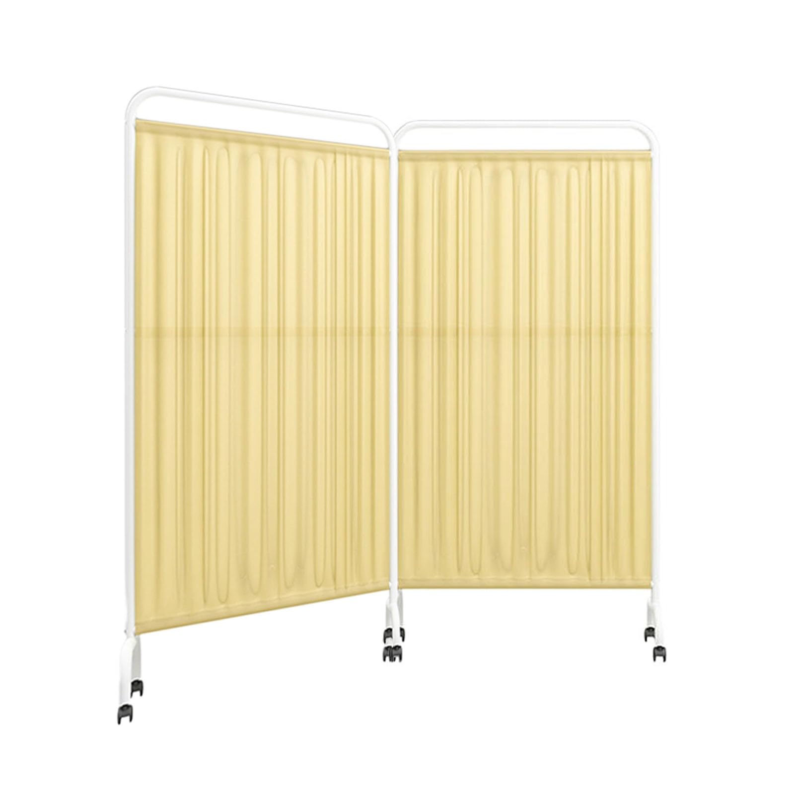 Séparateur de pièce pliable à 2 panneaux en veau pour hôpital