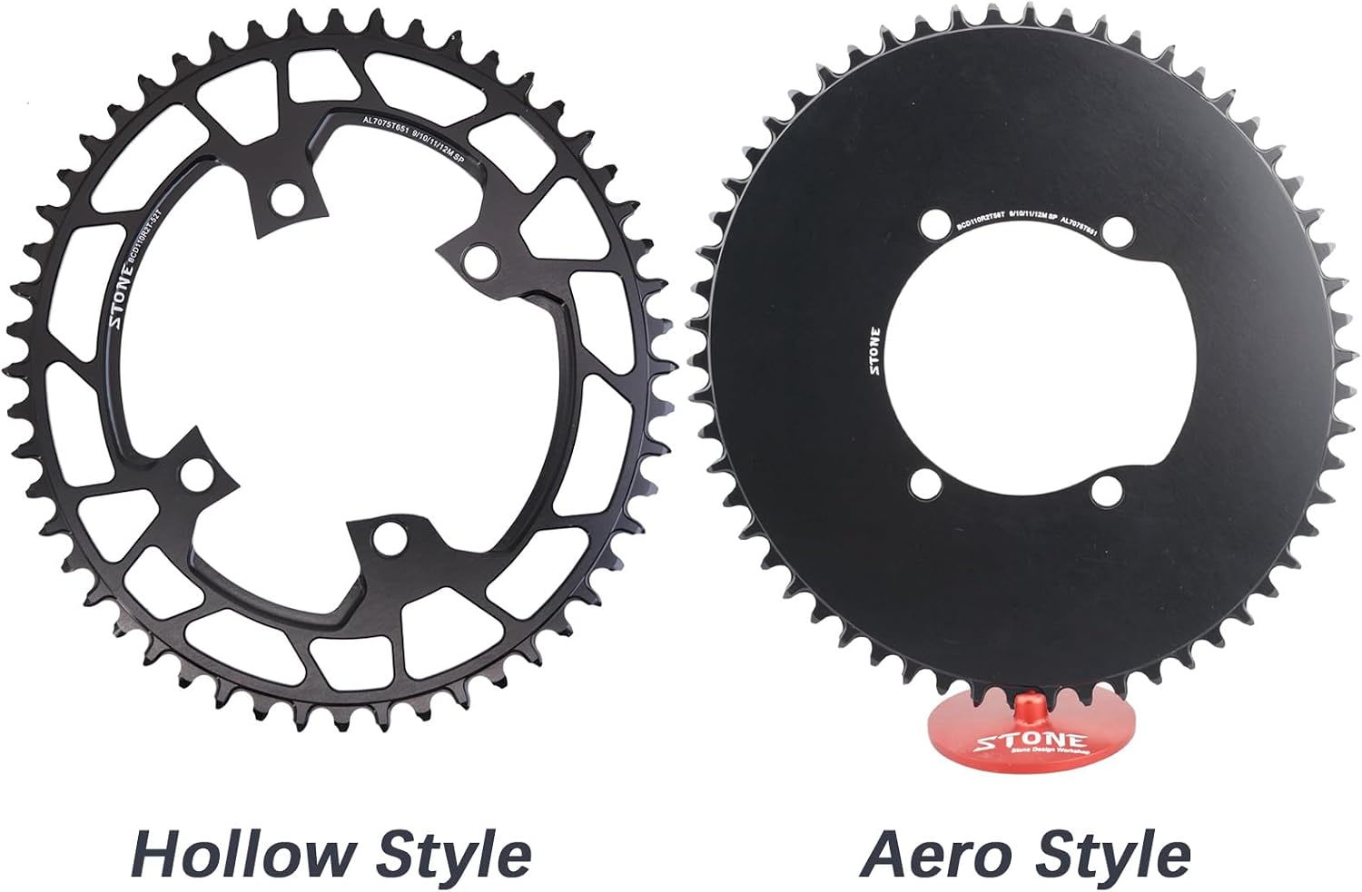DJC Stone Bike Oval Chainring 110BCD for Shimano 105 R7100 UT R8100 DA R9200 110bcd 34 40 42T 46T 48 50T 54 56 58T Road Bike 12 Speed