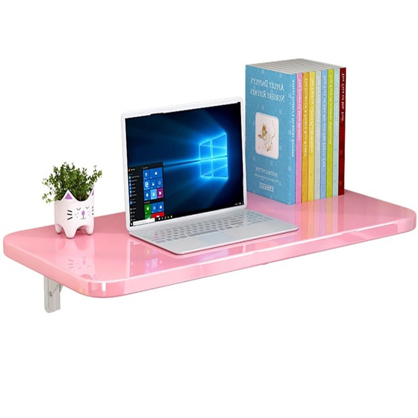 Bureau mural pliable rose gain de place pour salle à manger