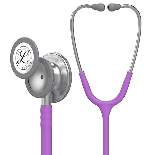3M Littmann Classic III - 5832 - Estetoscopio de control, tubo color lavanda, 27 pulgadas.