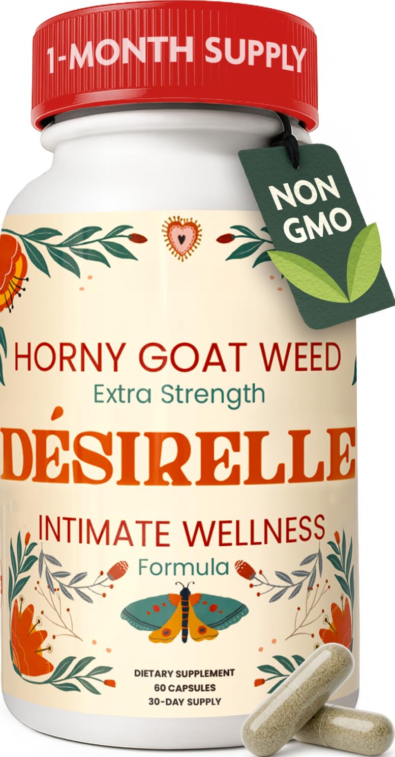 Libido Booster for Women Fast Acting - Hormone Balance for Women with Hornygoatweed, Tribulus Terrestris and Maca Root, Enhancing Supplements for Couples 60ct, 30-Day Supply USA Tested