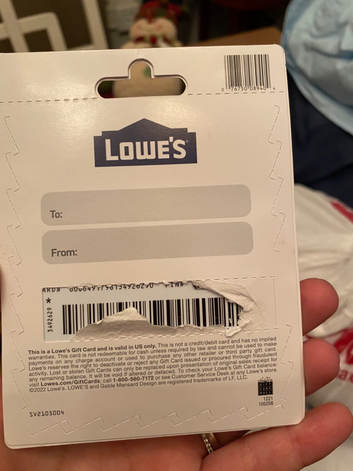 8/mo Finance Lowe's Gift Card Buy Now, Pay Later