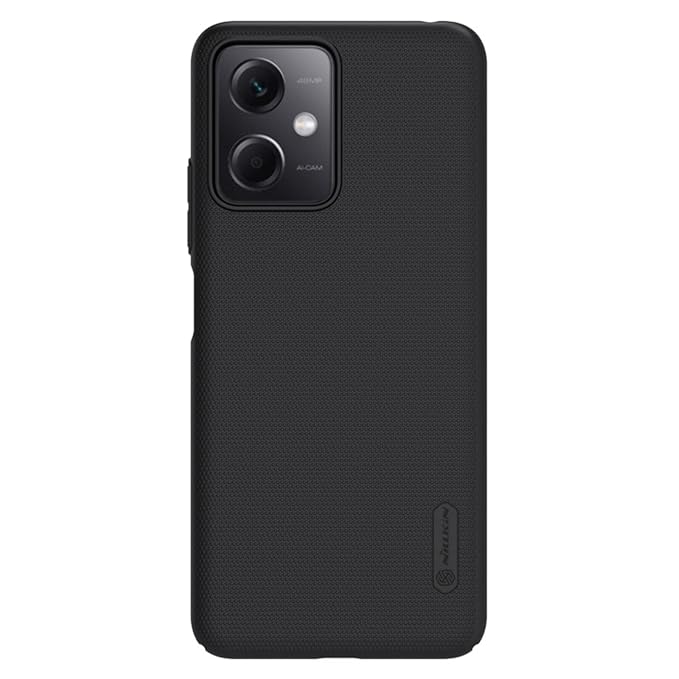 Nillkin Case for Xiaomi Redmi Note 12 5G / Poco X5 5G (6.67" Inch) Super Frosted Hard Back Dotted Grip Cover PC Black