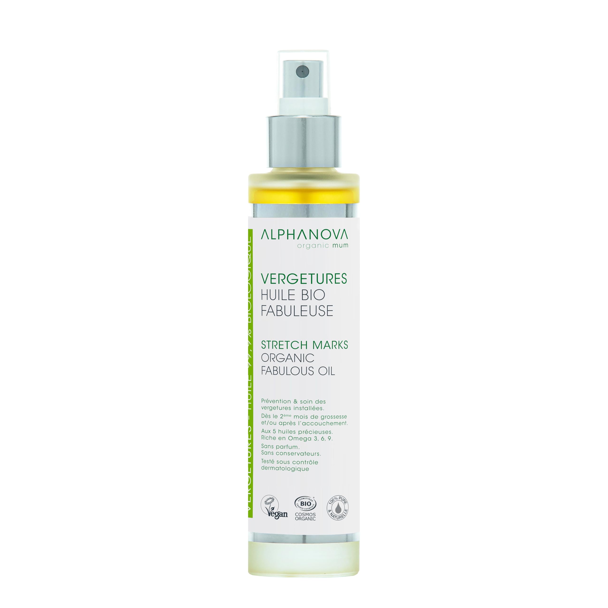 Alphanova Health Fabulous Organic Stretch Marks Oil 100ml