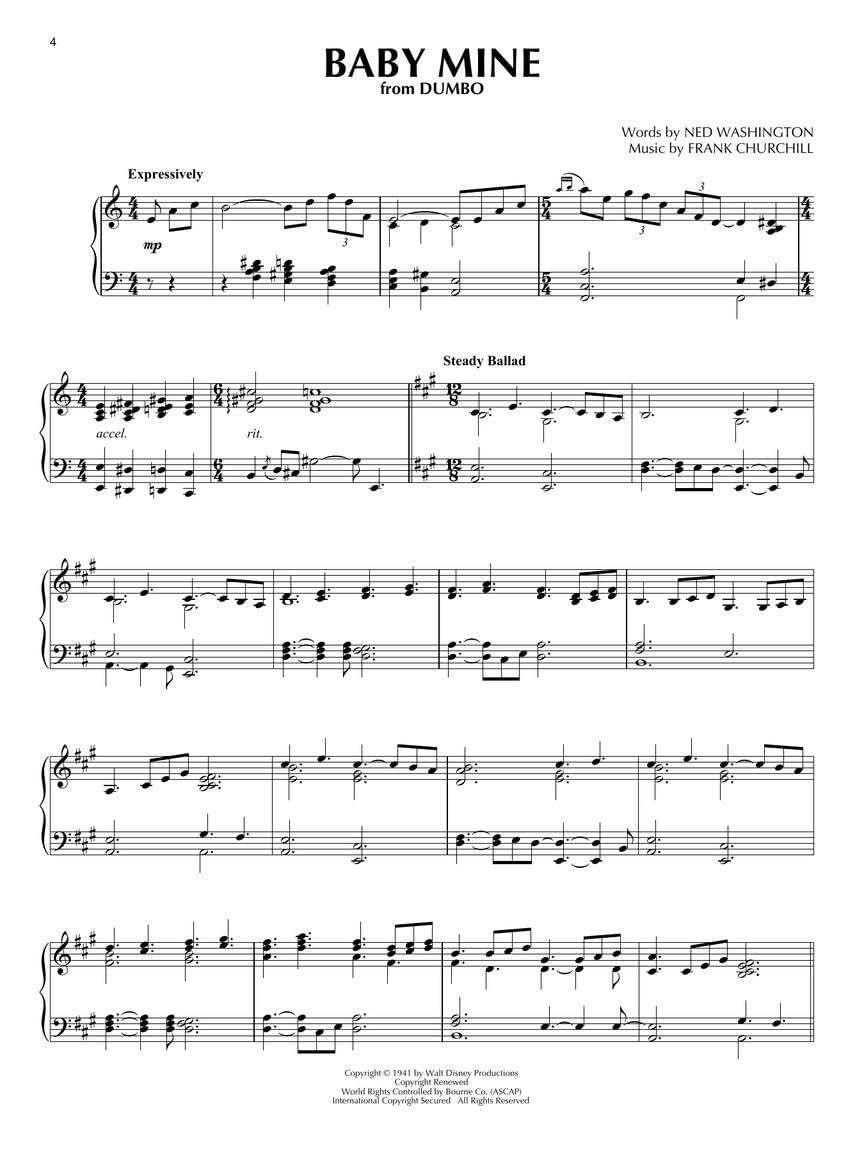 Disney Peaceful Piano Solos | Intermediate Piano Sheet Music Book | 34 Calming Disney Songs for Relaxation and Performance | Piano Songbook for Adults, Students, and Music Teachers