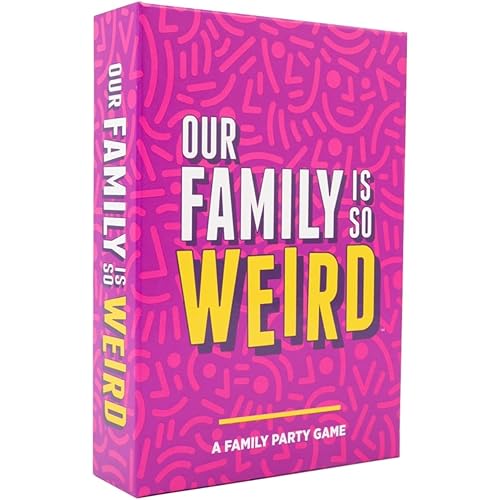 DSS Games Our Family is So Weird [A Family Card Game to Decide Who’s Most Likely to | Game Night Idea for Teens, Adults & Groups | Great for Stocking Stuffers, Friendsgiving, Thanksgiving]
