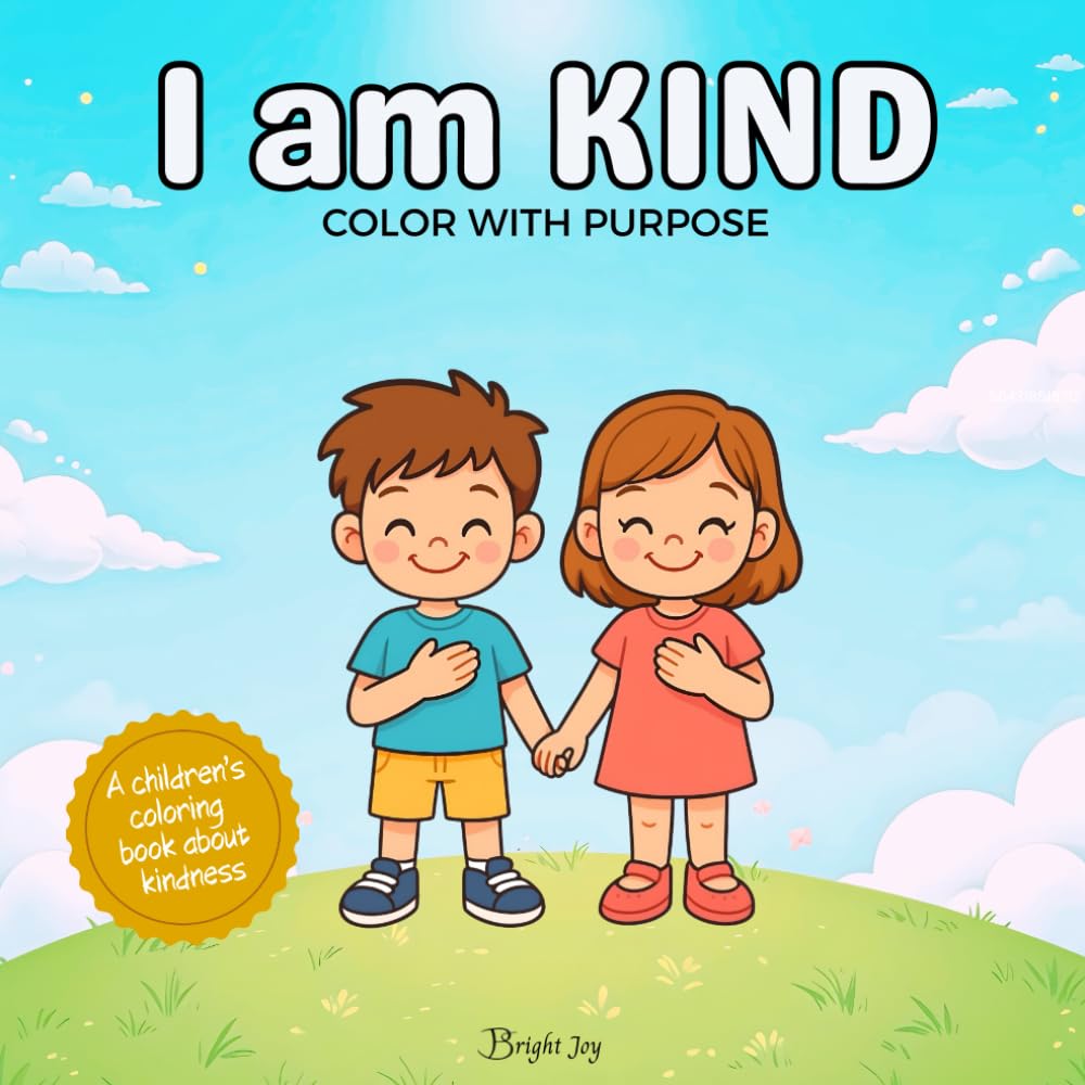 I am Kind: A Virtues Coloring Book for Kids - Gentle Lessons on Kindness and Friendship